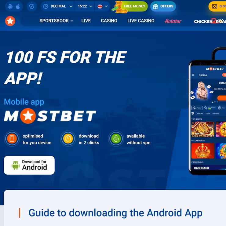 Instalacja pliku Mostbet APK na urządzeniu z Androidem